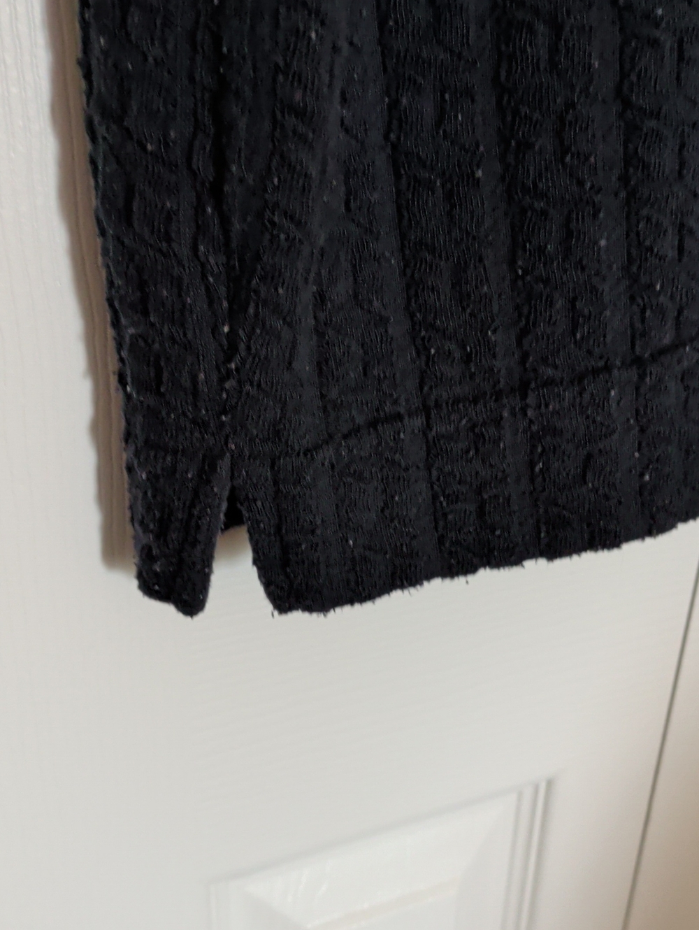 VTG Textured Casual, Long, Knit Fall Top. Size Large. - Picture 7 of 11